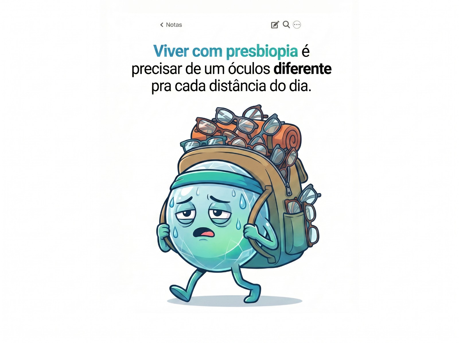 Óculos de leitura vs Presbyond